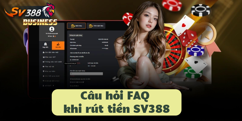 Câu hỏi FAQ khi rút tiền tại trang chủ SV388